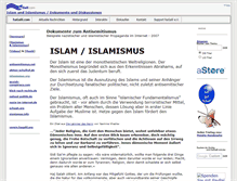 Tablet Screenshot of islamismus.org